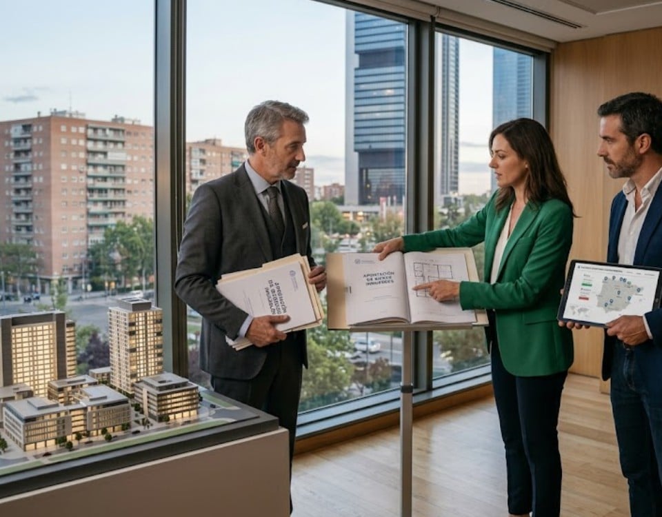 aportar inmuebles a una sociedad patrimonial