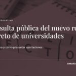 Consulta pública del nuevo real decreto de universidades — Sáez Abogados