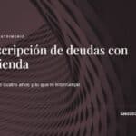 Prescripción de deudas con Hacienda — Sáez Abogados